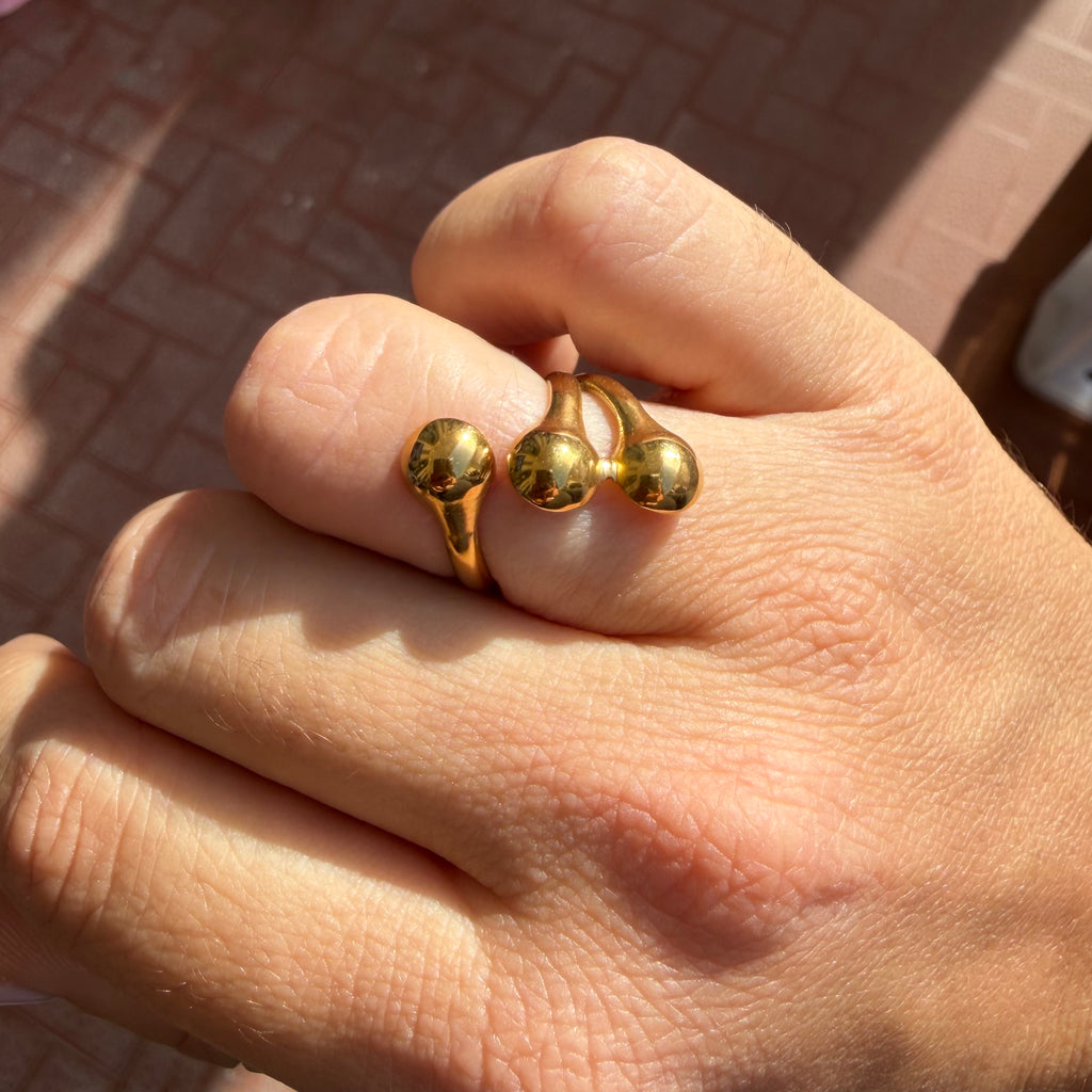 Anello balls in 2 colori