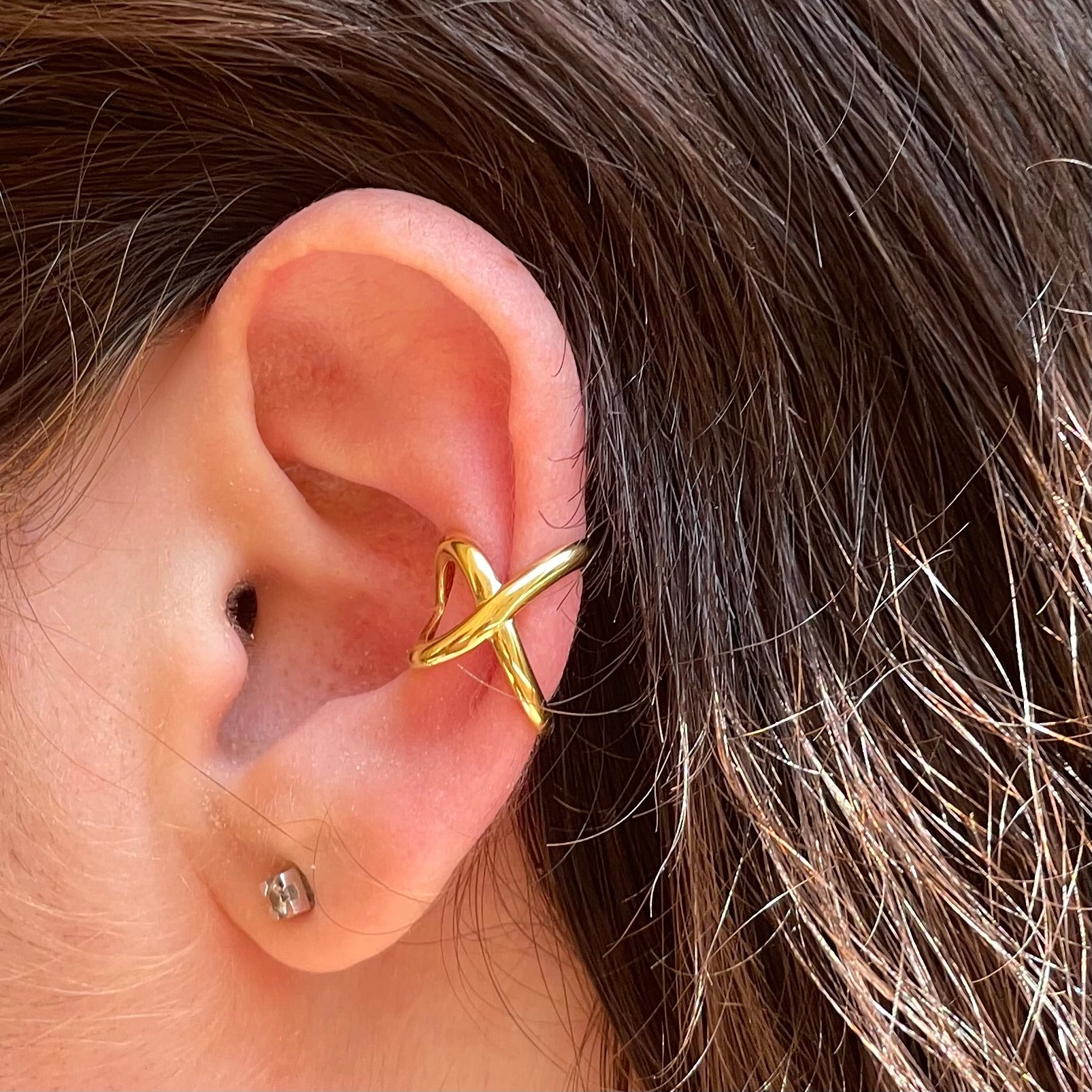 Ear cuff twist in 2 colori
