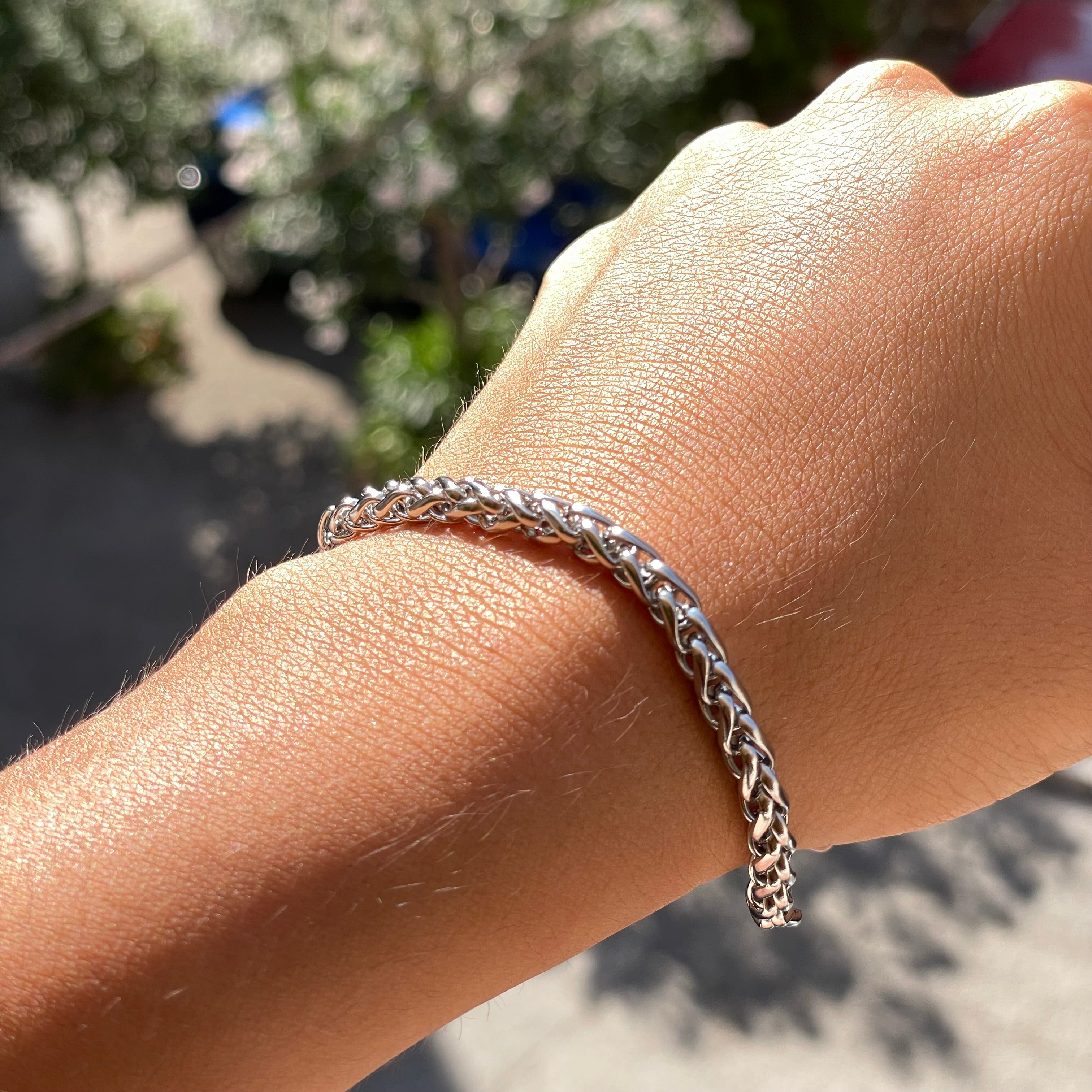 Bracciale catena in 2 colori
