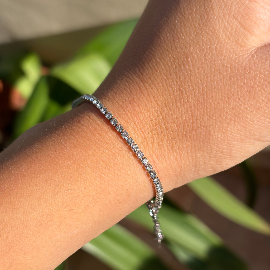 Bracciale tennis in 2 colori