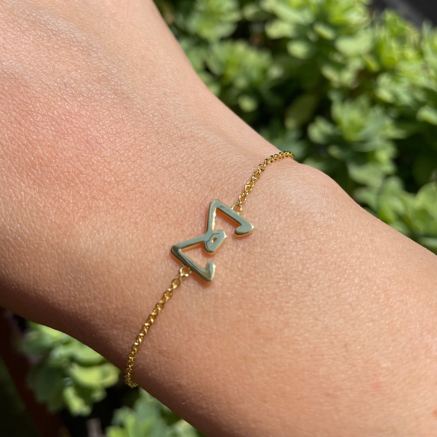 Bracciale Glowy Bow placcato oro