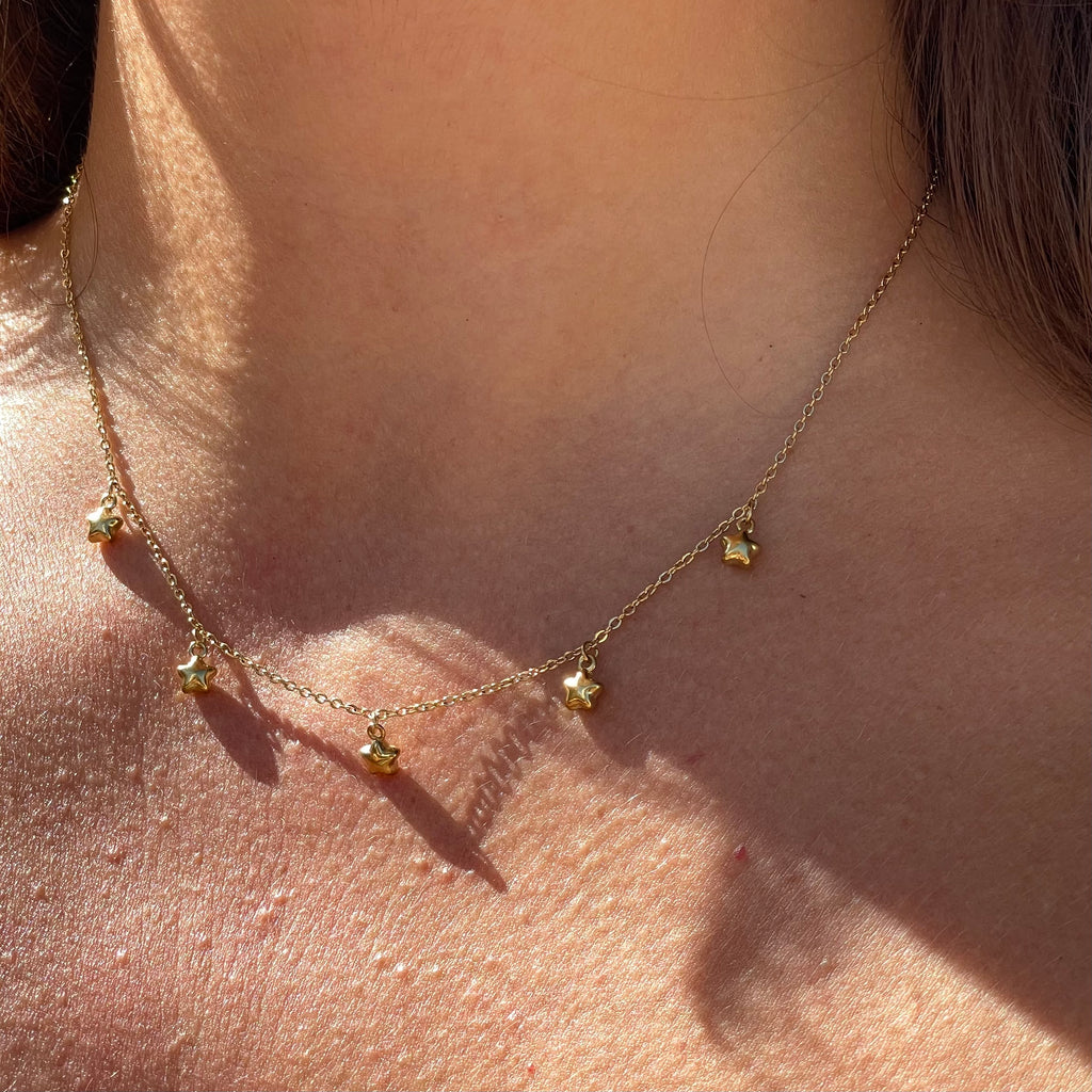 Collana polvere di stelle in 2 colori