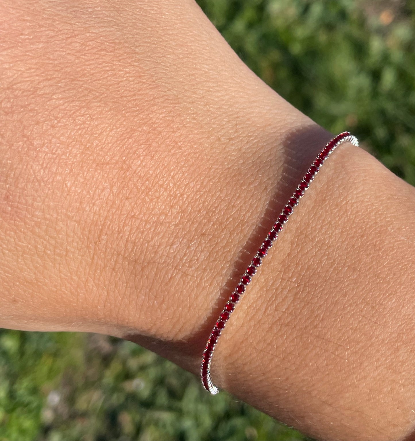 Bracciale con zirconi in 7 colori
