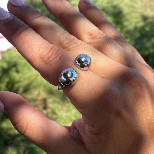 Anello bold double in 2 colori