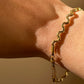 Bracciale ondulato in 2 colori