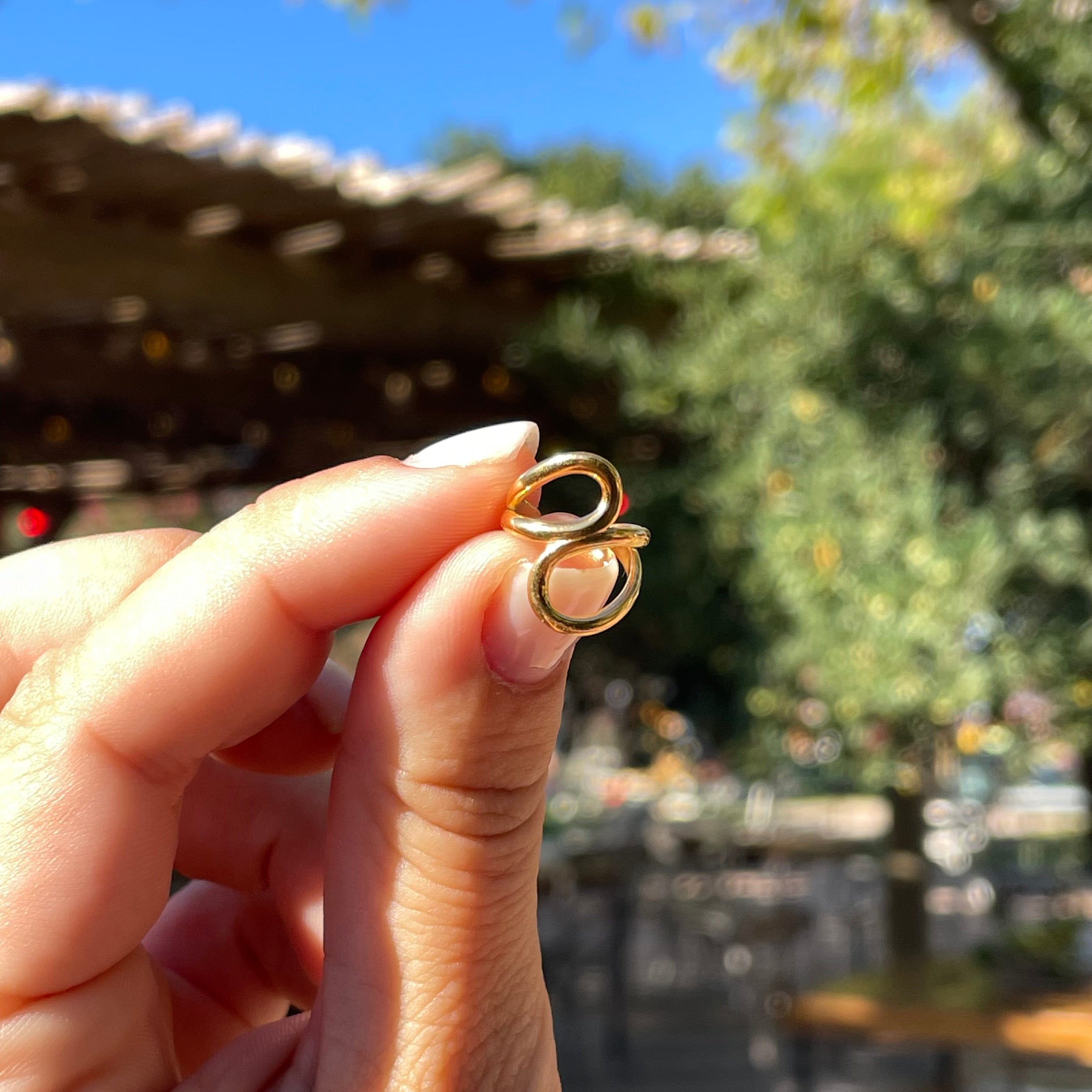 Ear cuff infinity in 2 colori