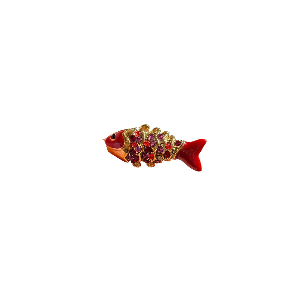 Charm Pesce rosso glitter