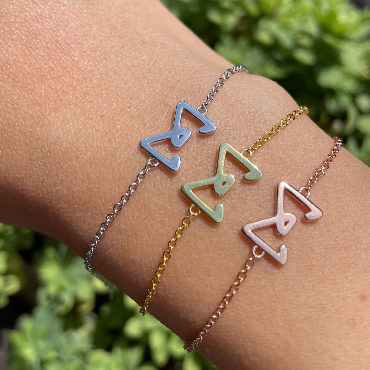 Bracciale Glowy Bow placcato oro