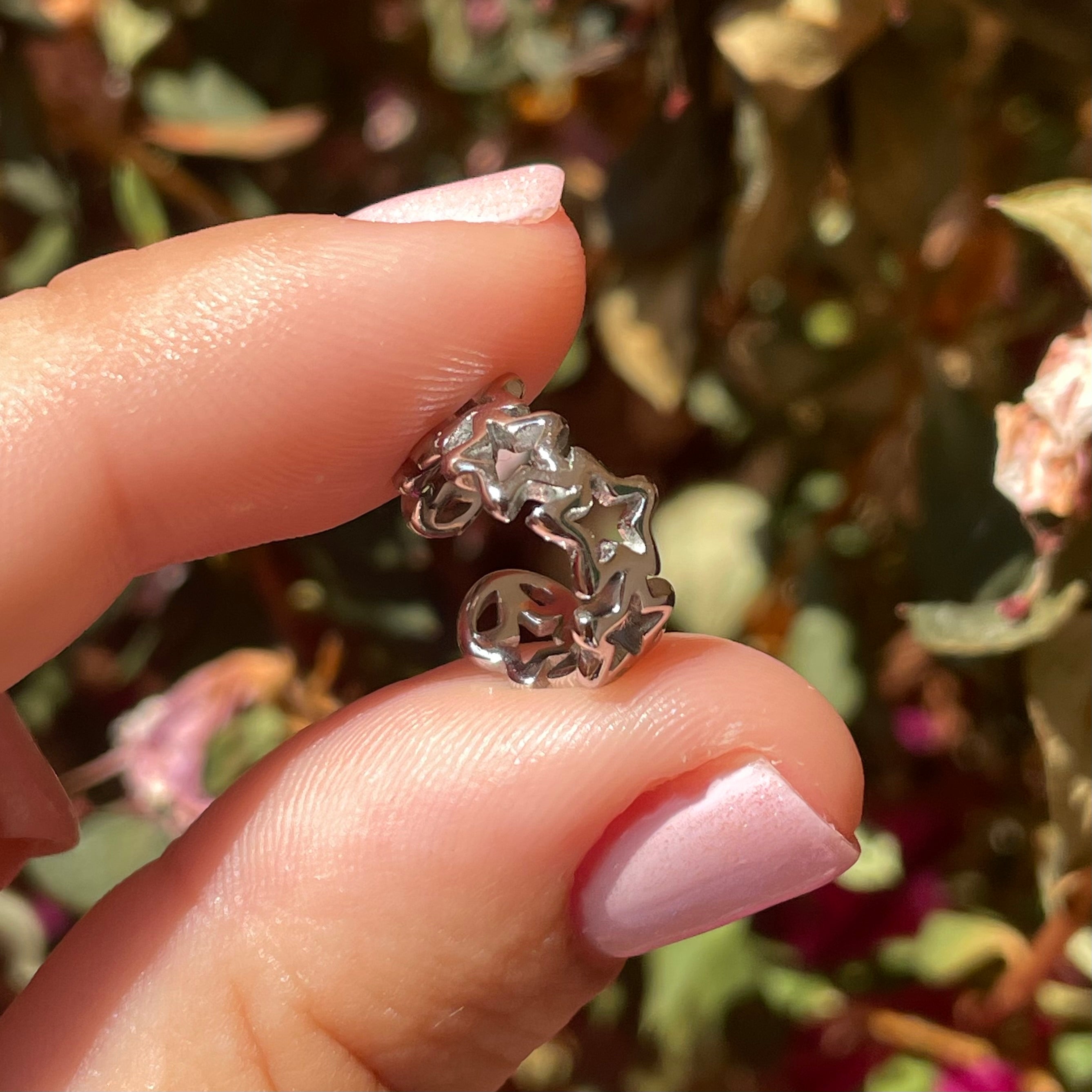Ear cuff stelline in 2 colori