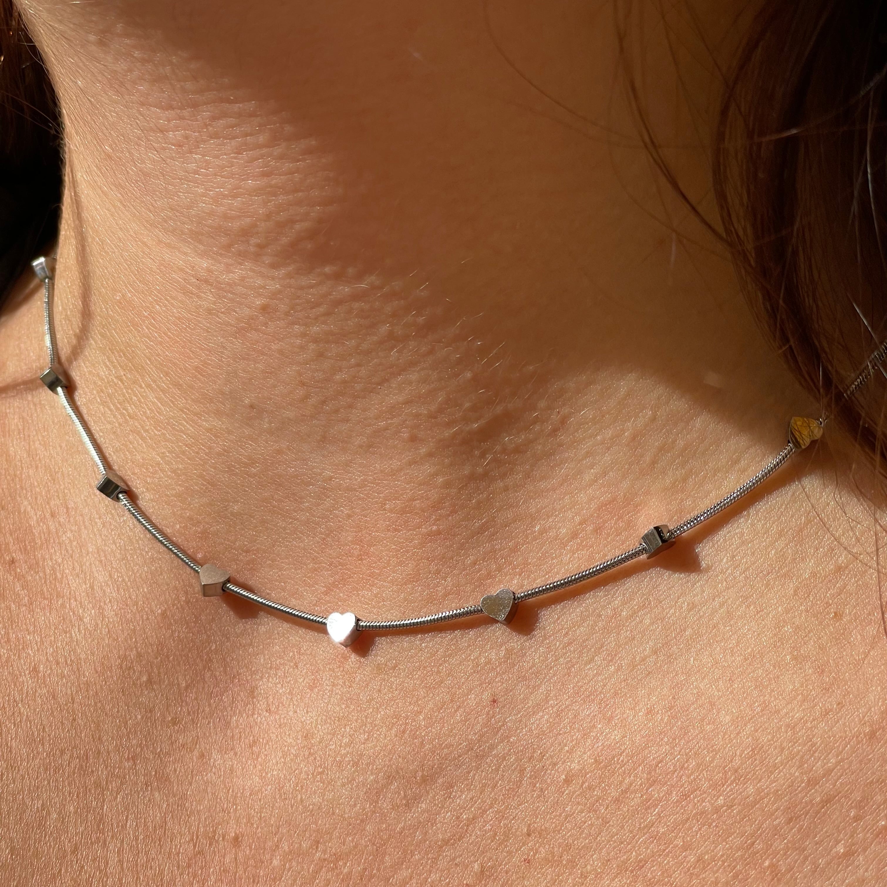 Collana cuori
