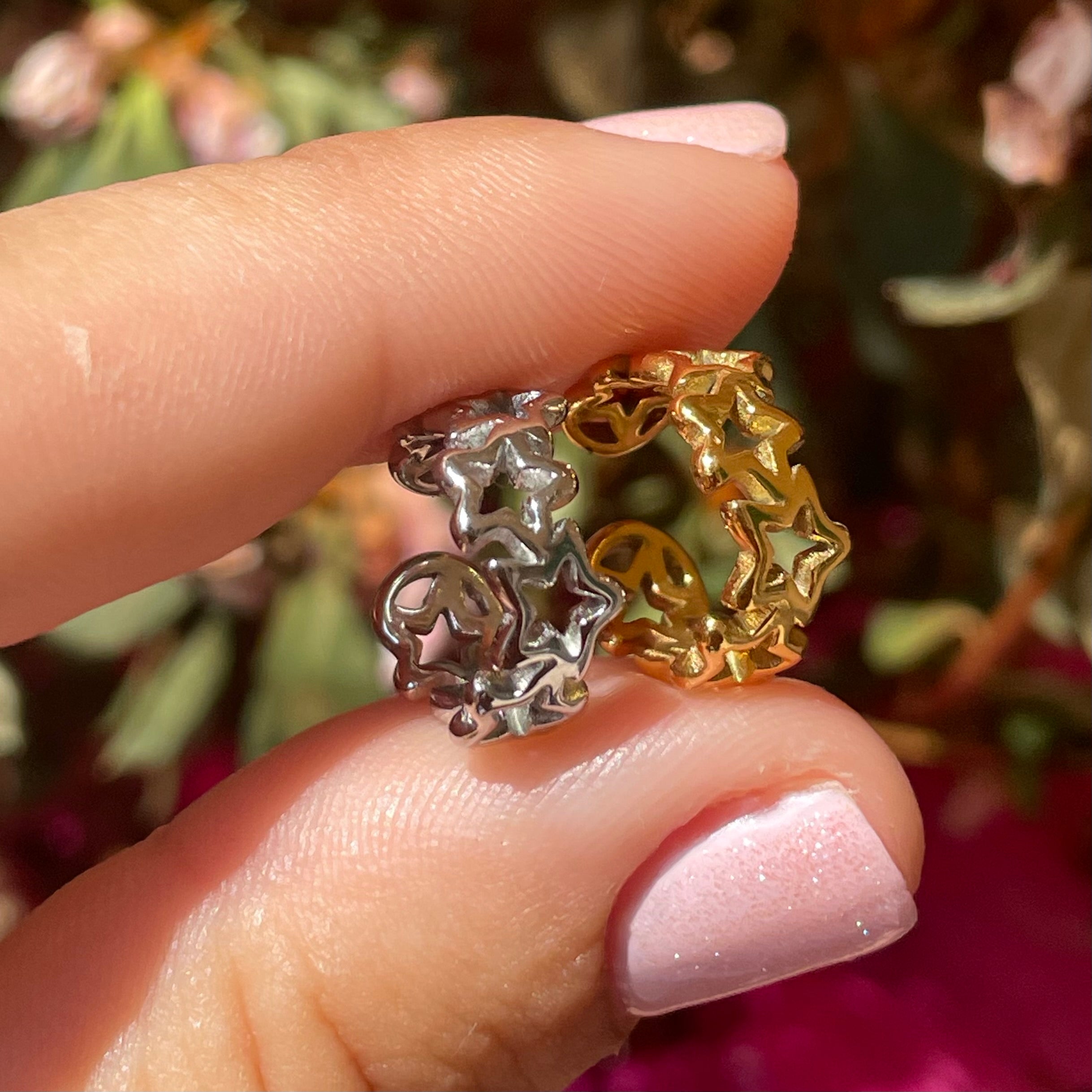 Ear cuff stelline in 2 colori