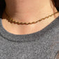 Collana ondulata in 2 colori