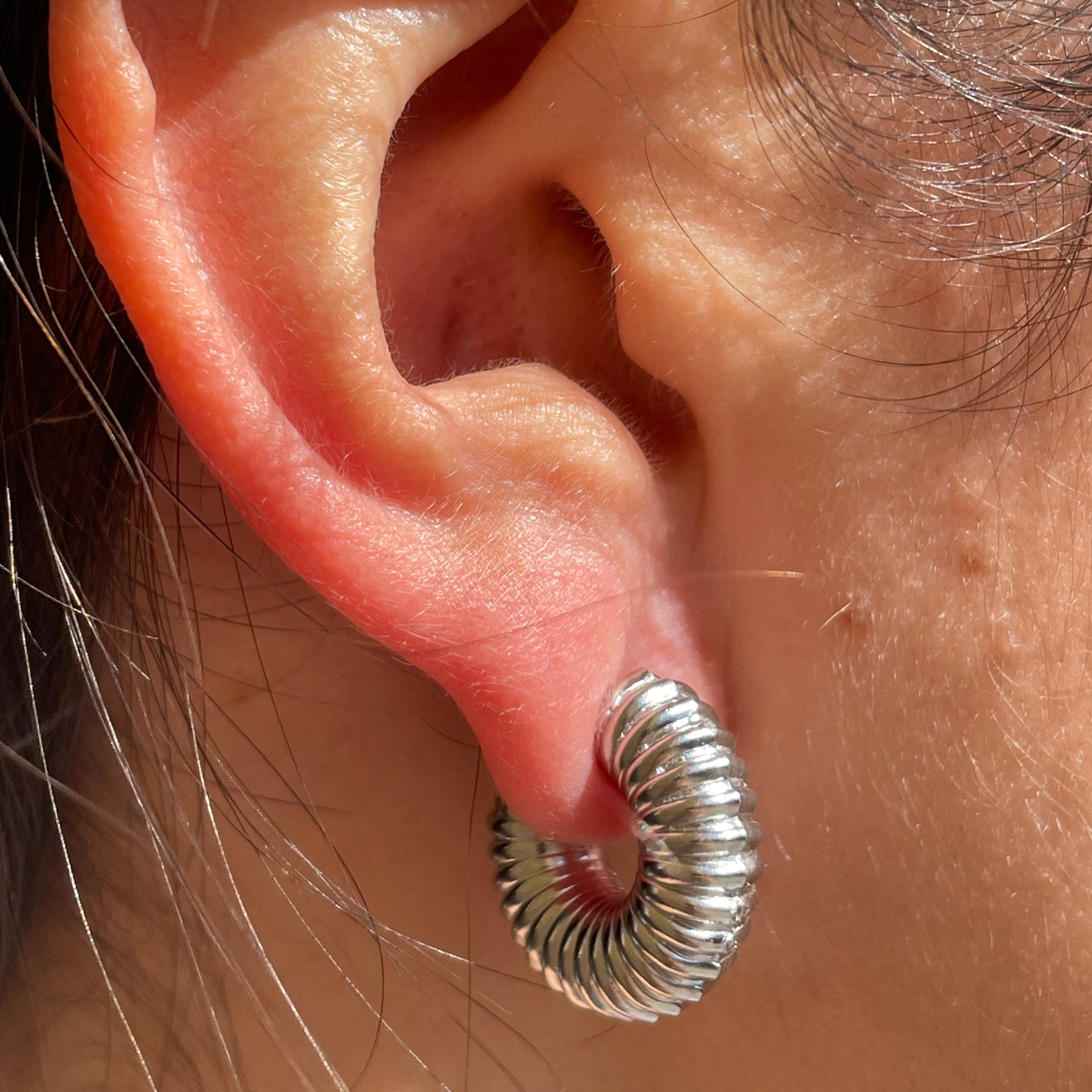 Orecchini Linee in 2 colori