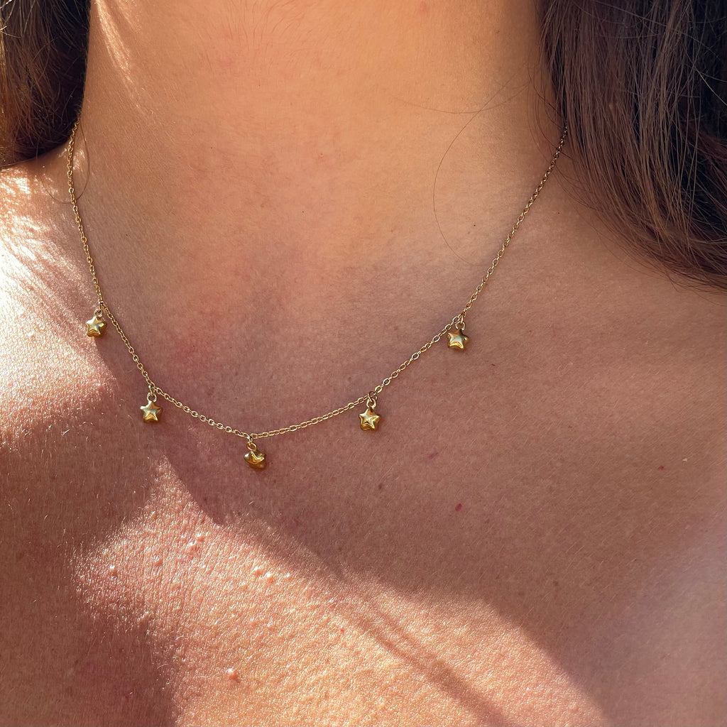 Collana polvere di stelle in 2 colori