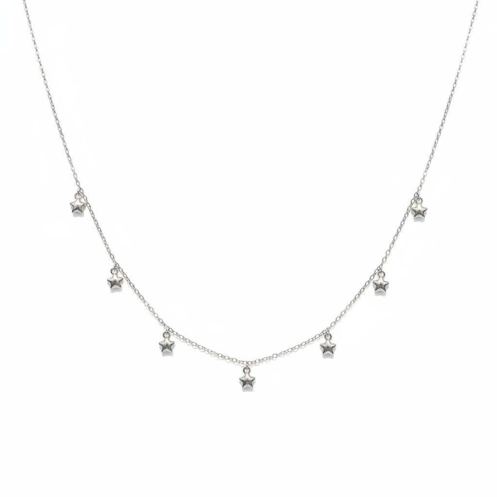 Collana polvere di stelle in 2 colori