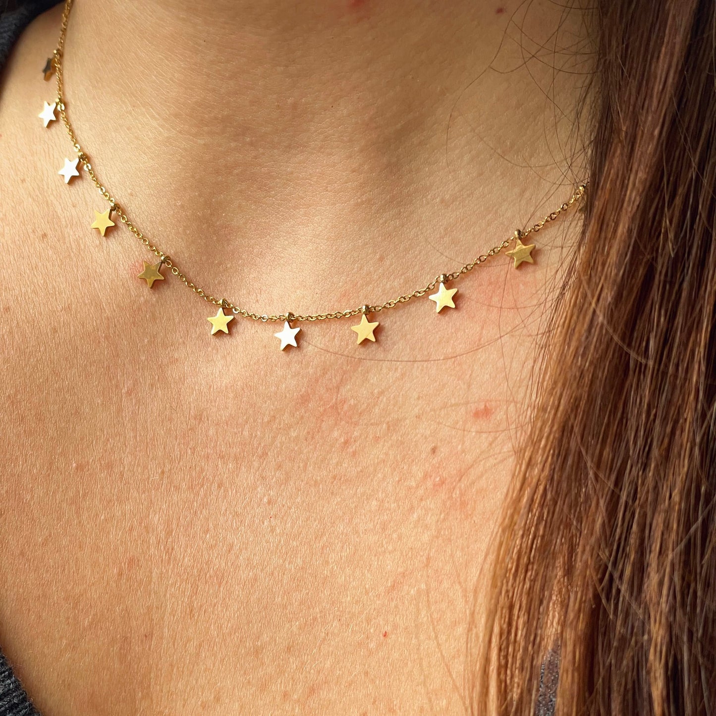 Collana stelline in 2 colori
