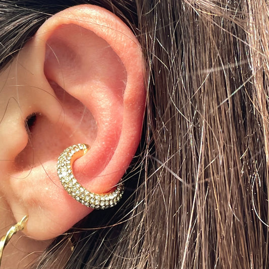 Ear cuff zirconi in 2 colori