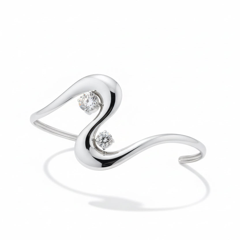 Bracciale rigido sparkling line