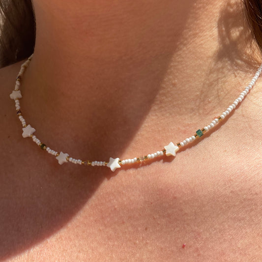 Collana Solea e stelle in 2 colori