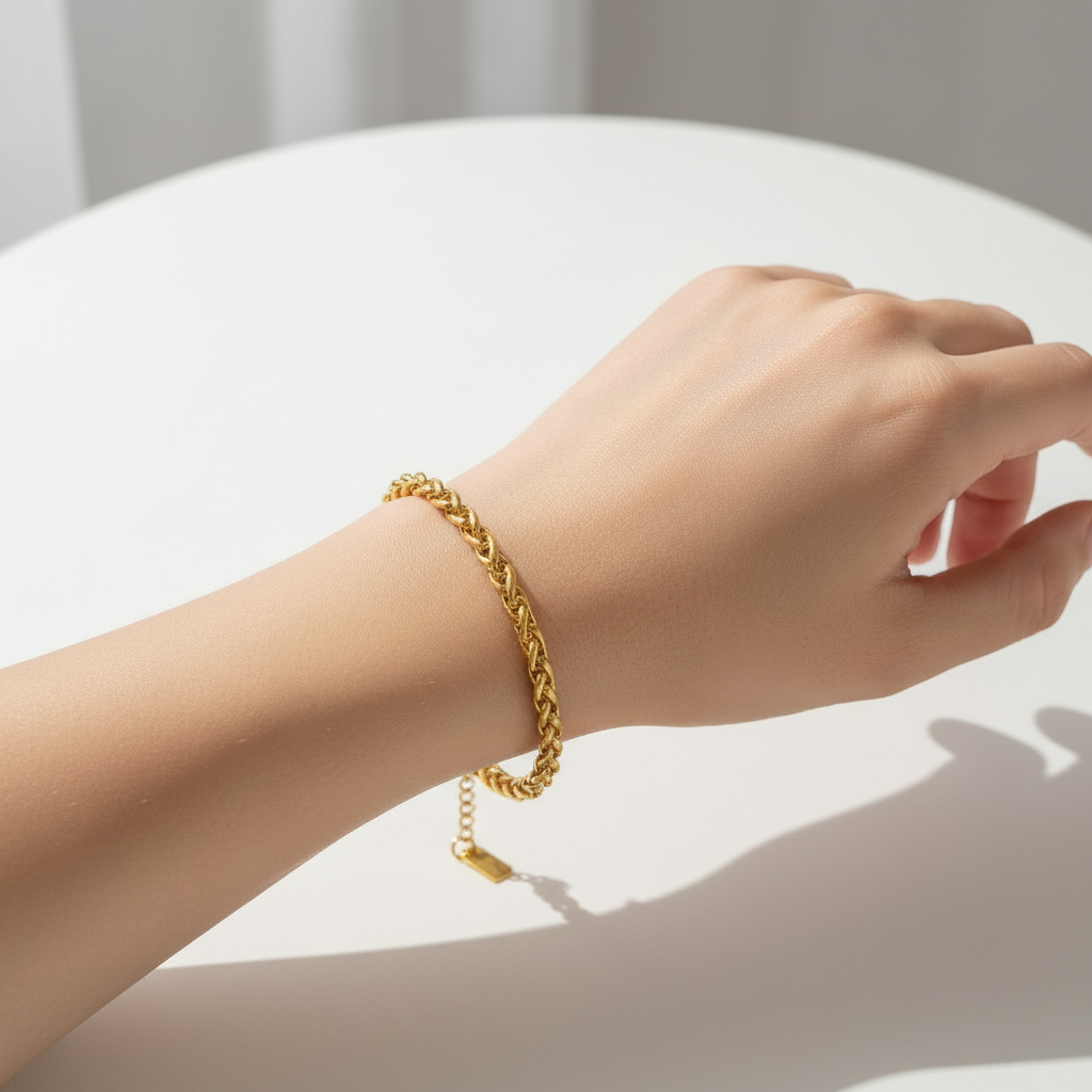 Bracciale catena in 2 colori