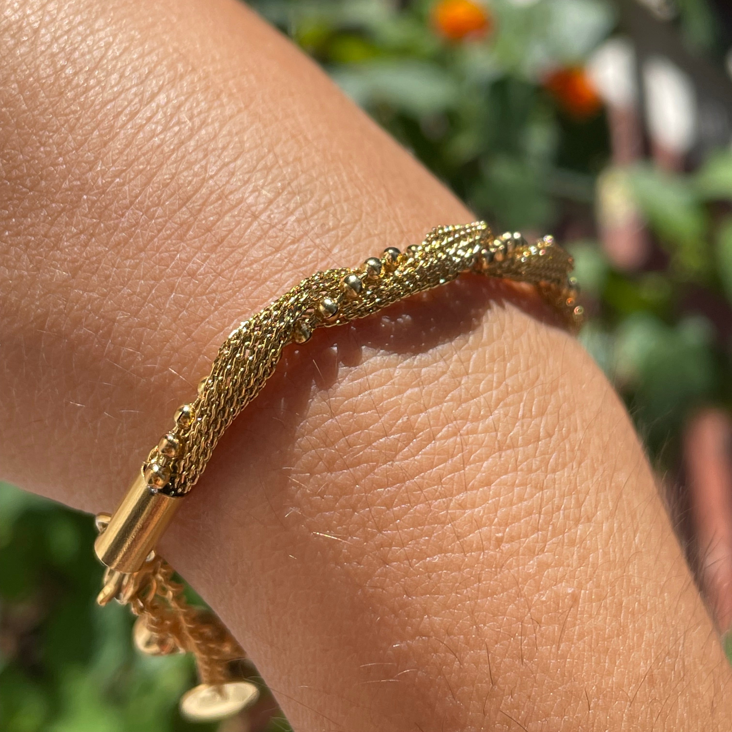 Bracciale intreccio  in 2 colori