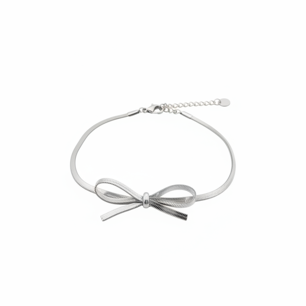 Bracciale fiocchetto in 2 colori