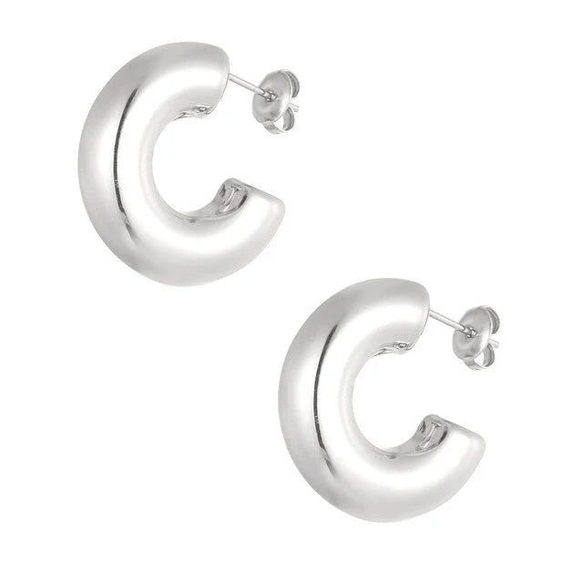 Orecchini chubby bold grandi in 2 colori