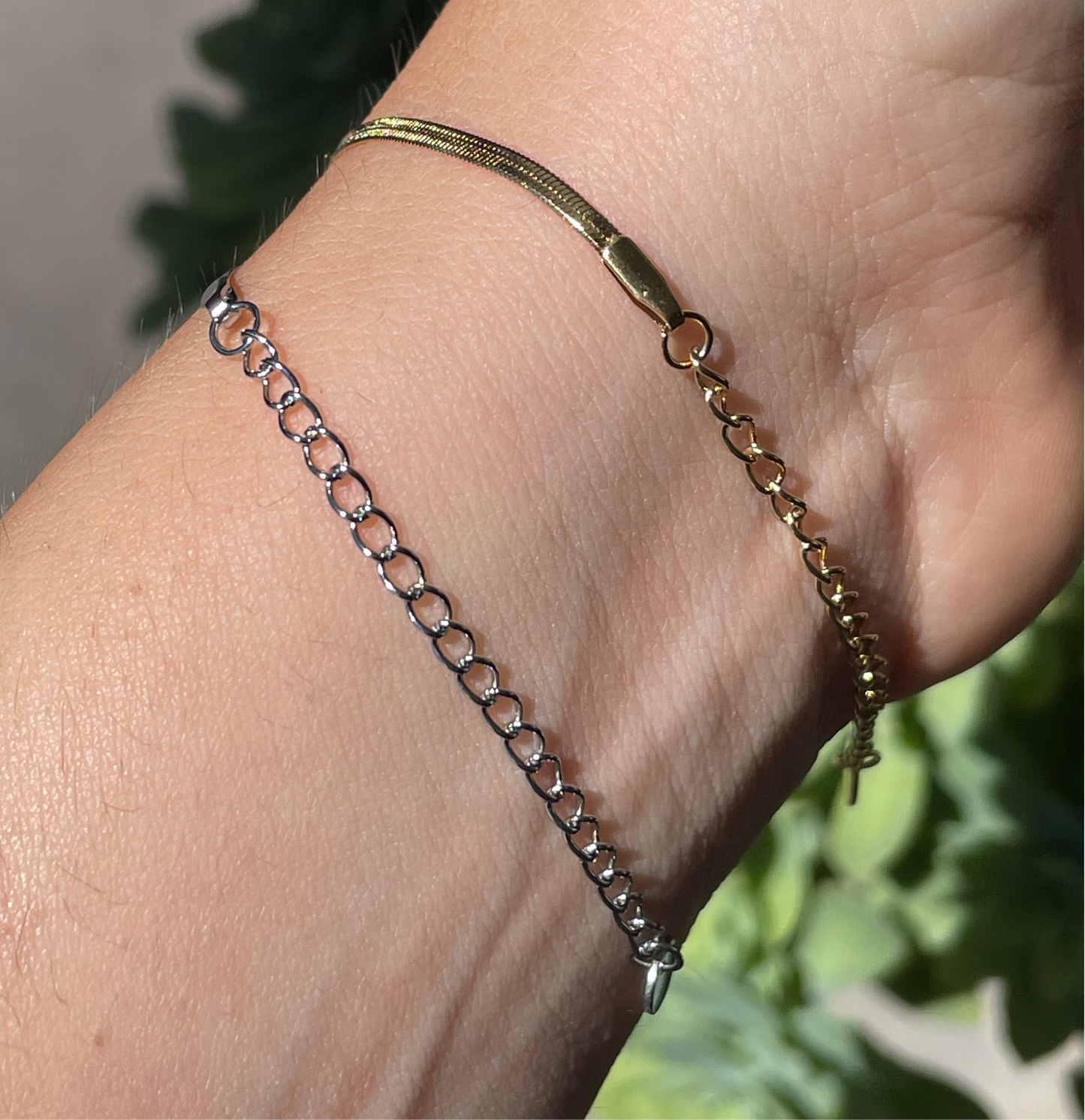 Bracciale fiocchetto in 2 colori