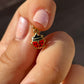 Charm coccinella in 2 colori