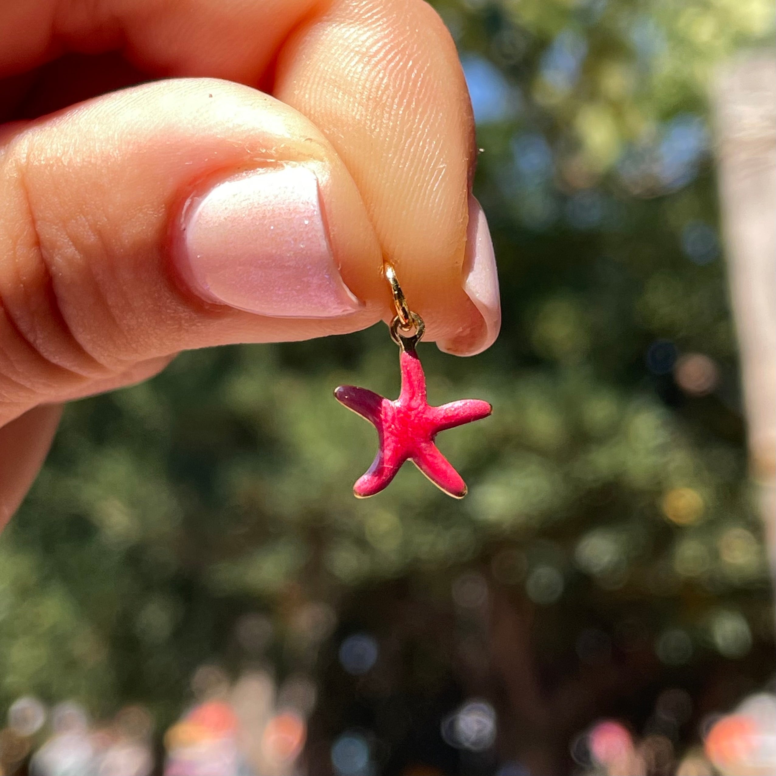Charm Stella marina rossa
