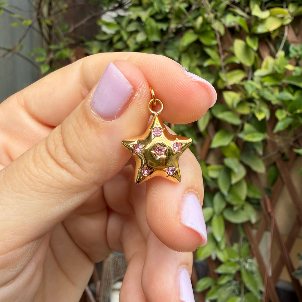 Charm Stella luminosa in 3 colori