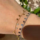 Bracciale con stelline in 2 colori