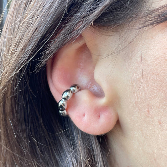 Ear cuff pallini in 2 colori