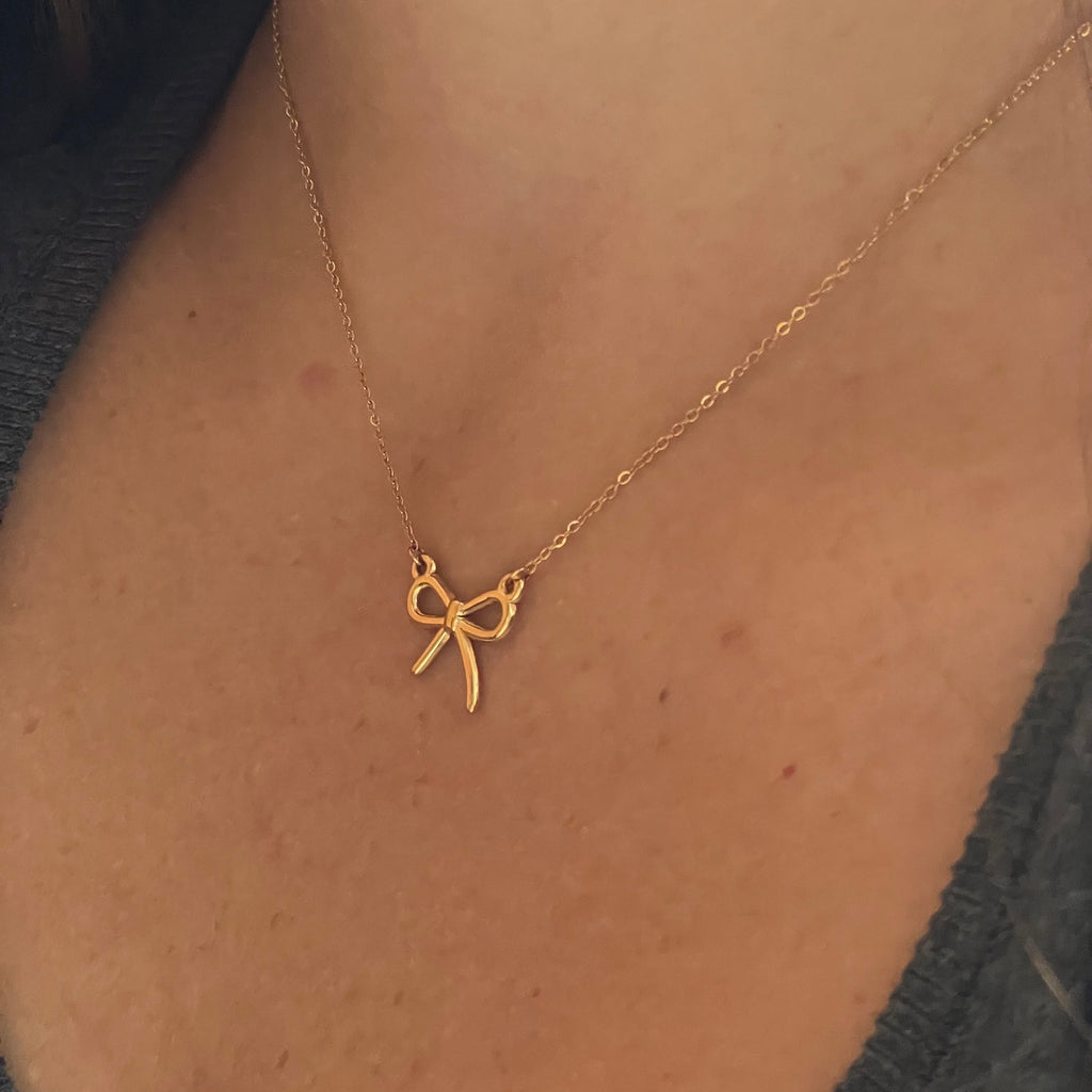 Collana fiocco luminoso in 2 colori