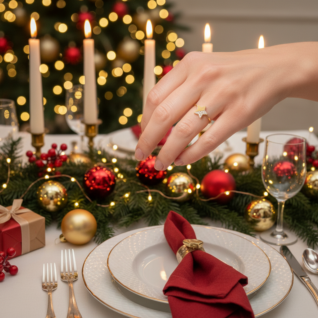 Anello stellina in 2 colori