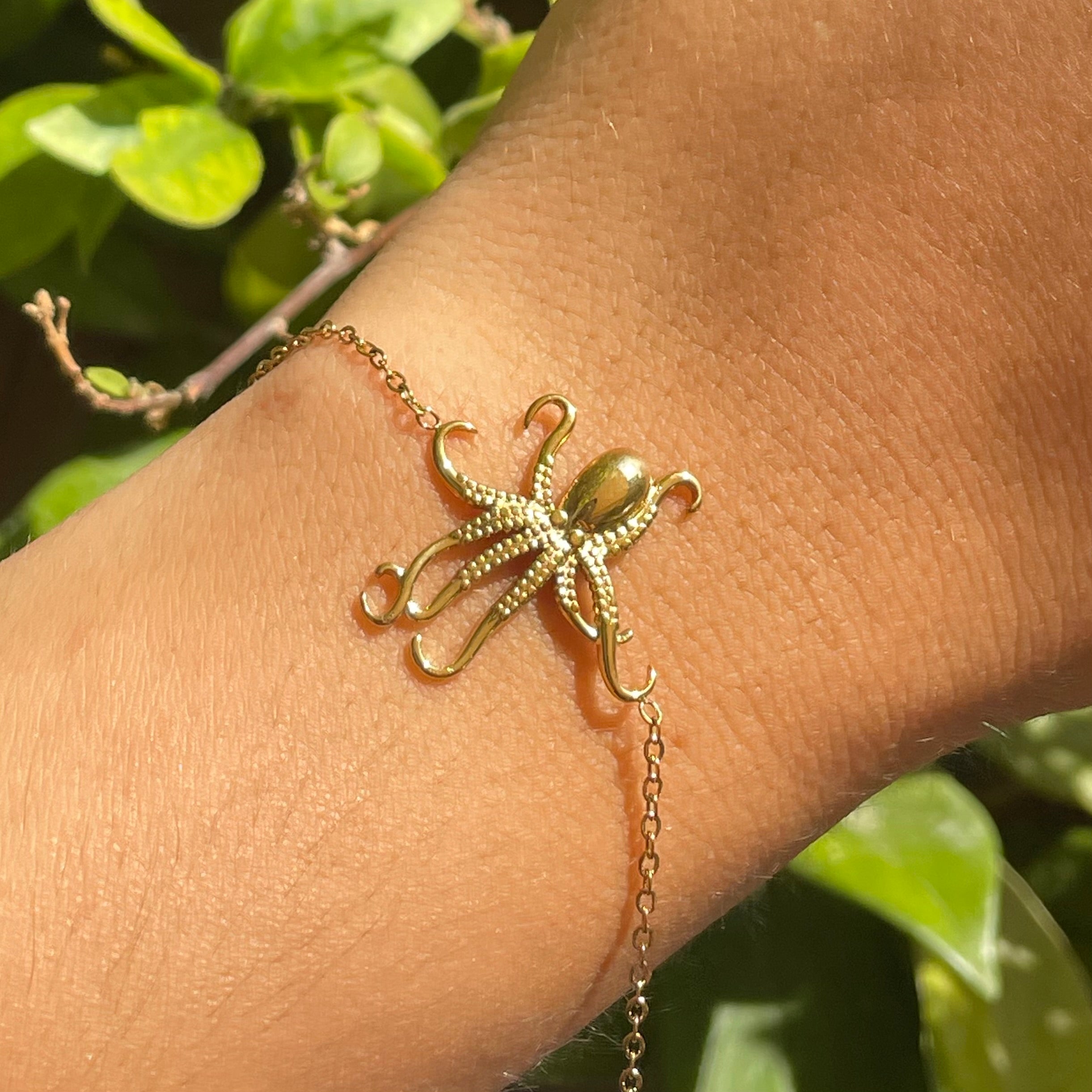 Bracciale polpo in 2 colori