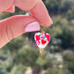 Charm Cuore a pois in 2 colori