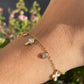 Bracciale croci medie perlate