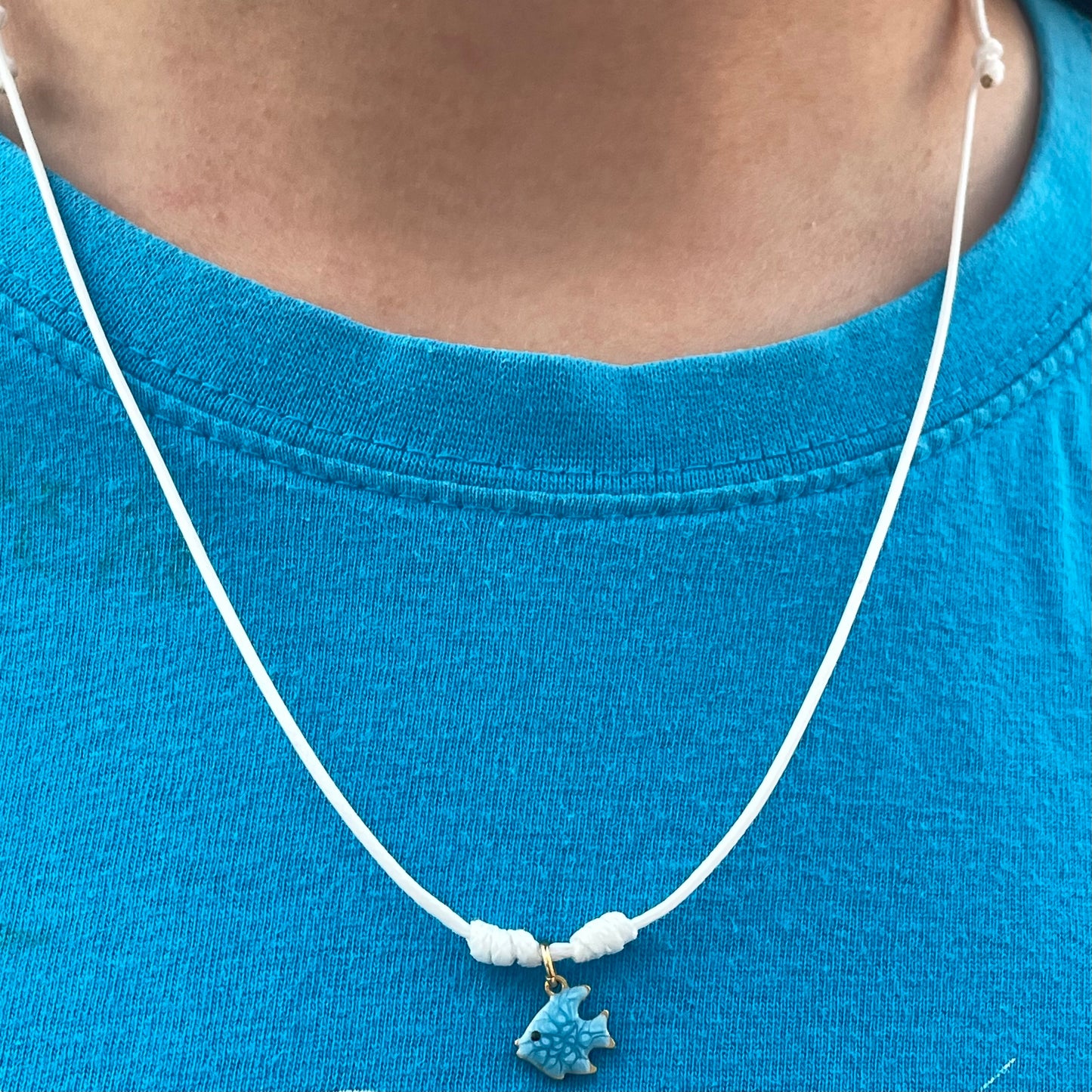 Charm pesciolino tropicale blu