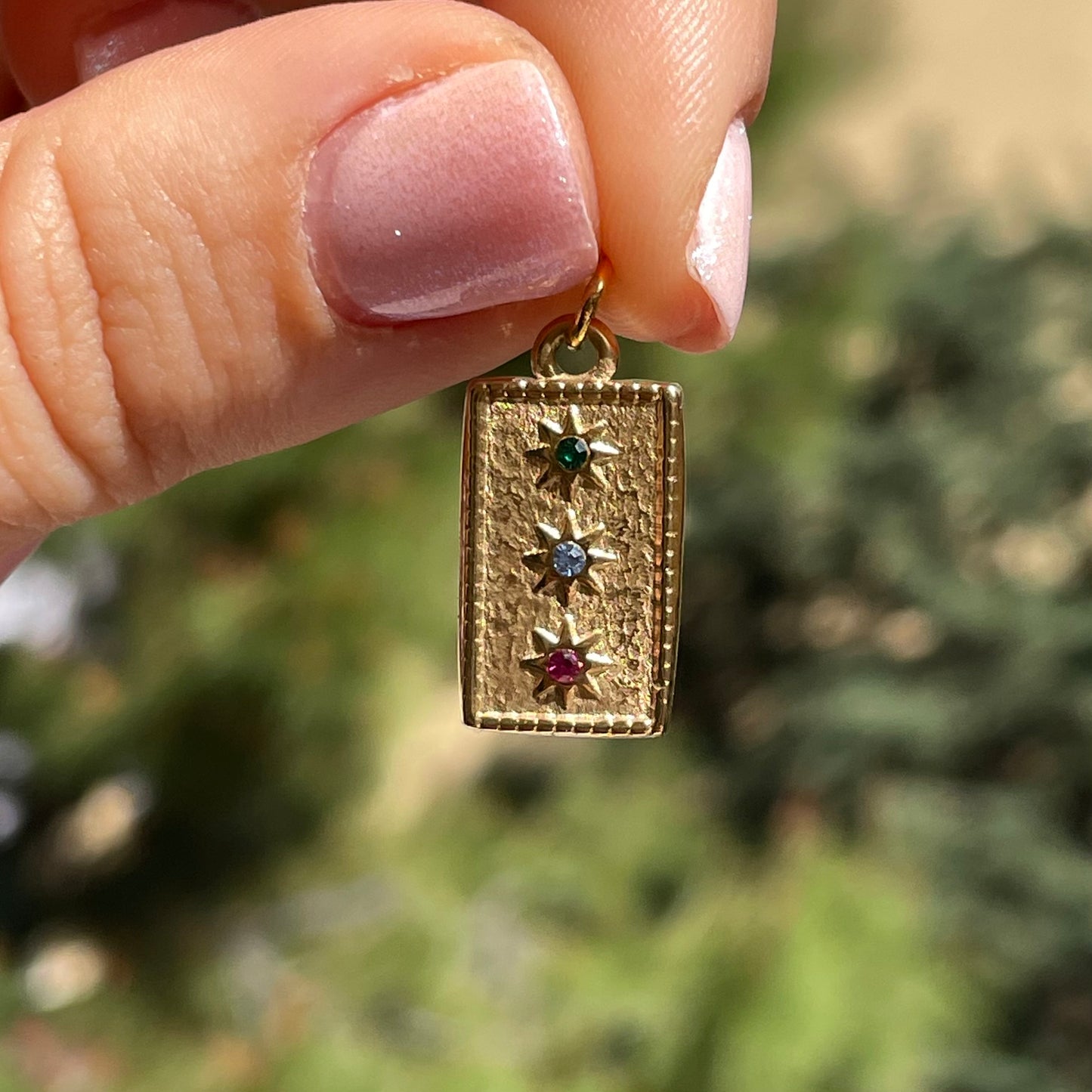 Charm tre stelle colorate
