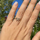 Anello fiocco glitter in 2 colori