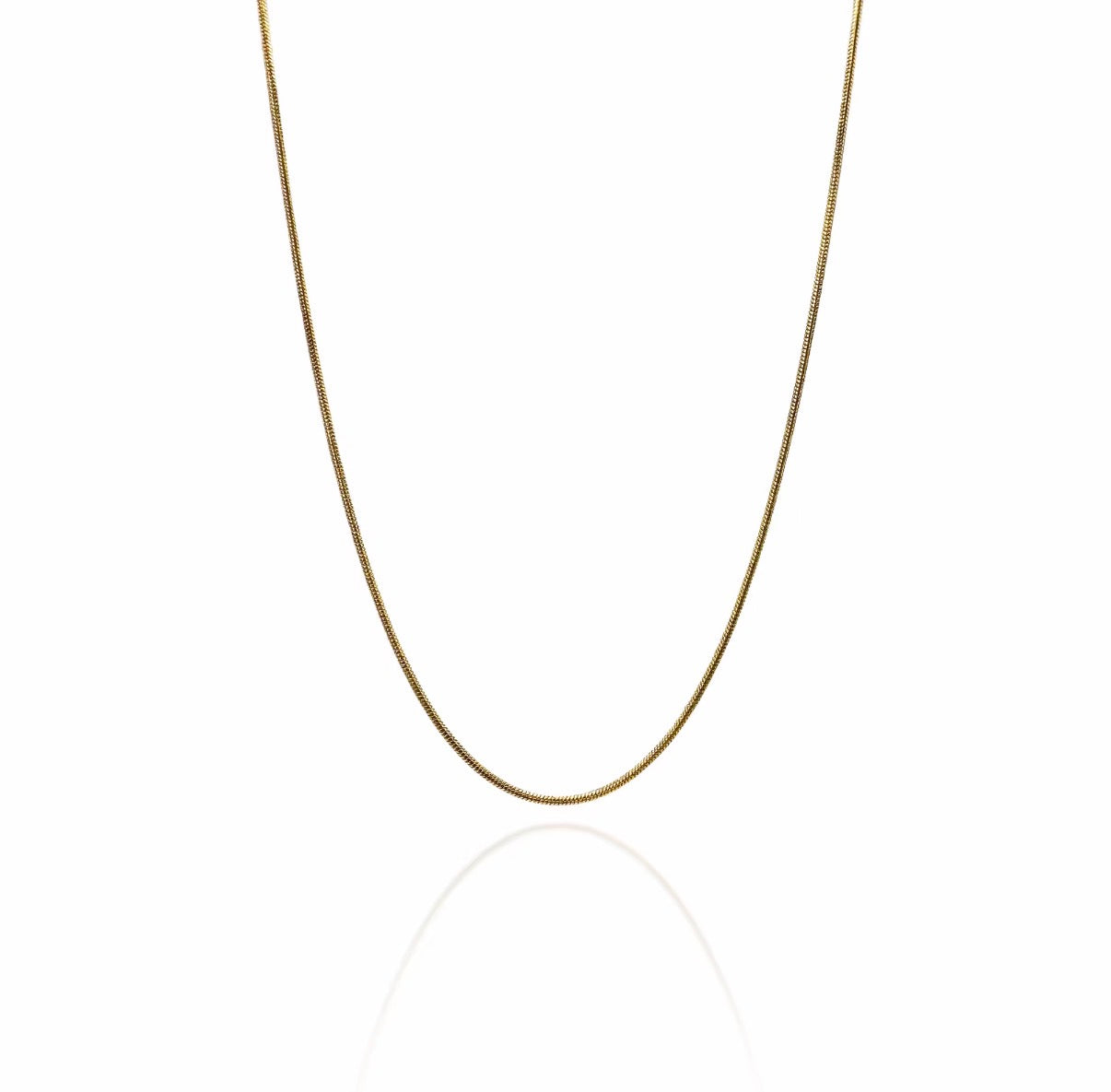 Collana filo semplice in 2 colori