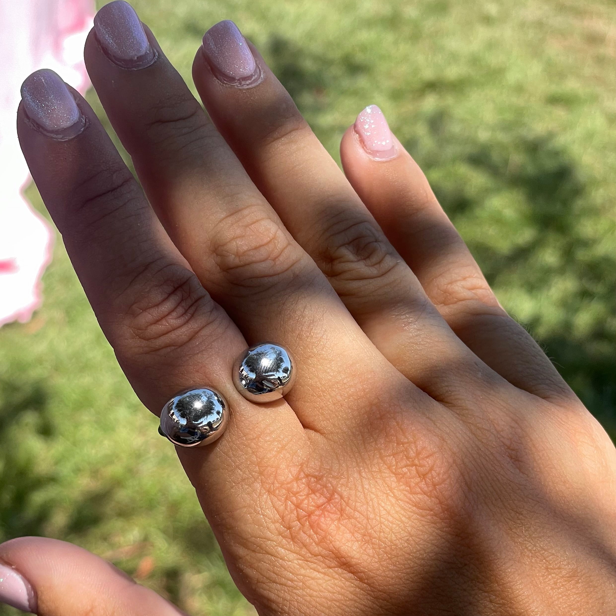 Anello bold double in 2 colori