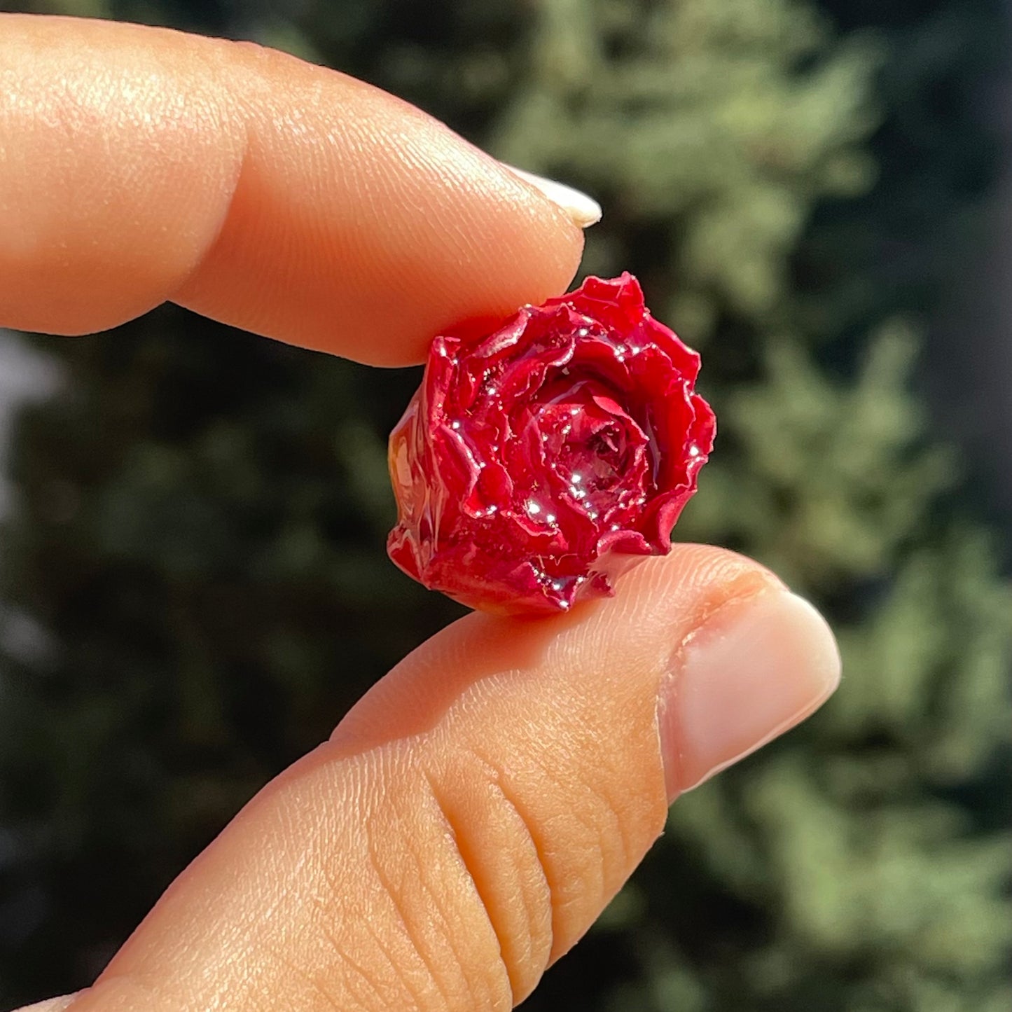 Charm Bocciolo di rosa vera