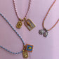 Collana intreccio colorata in 3 colori