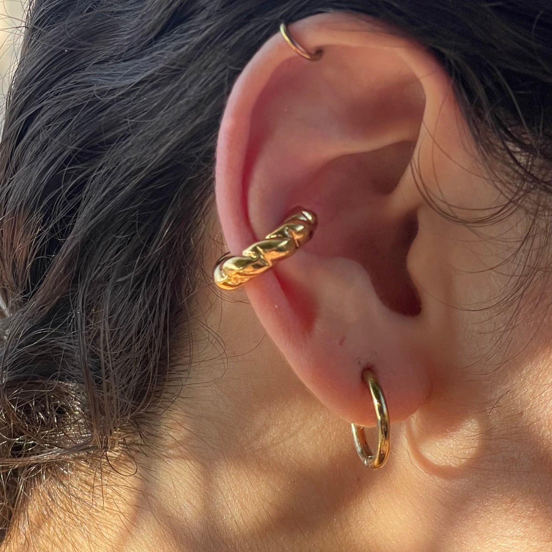 Ear cuff croissant piccolo in 2 colori