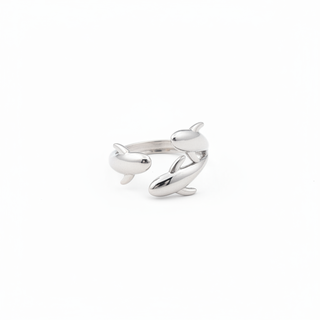 Anello Twin Whales