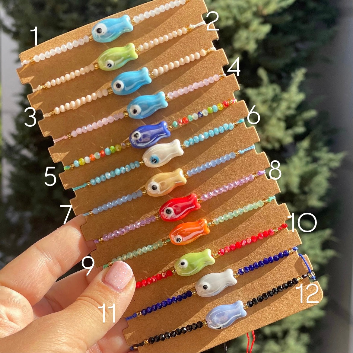 Bracciale pesce corallino in 24 colori