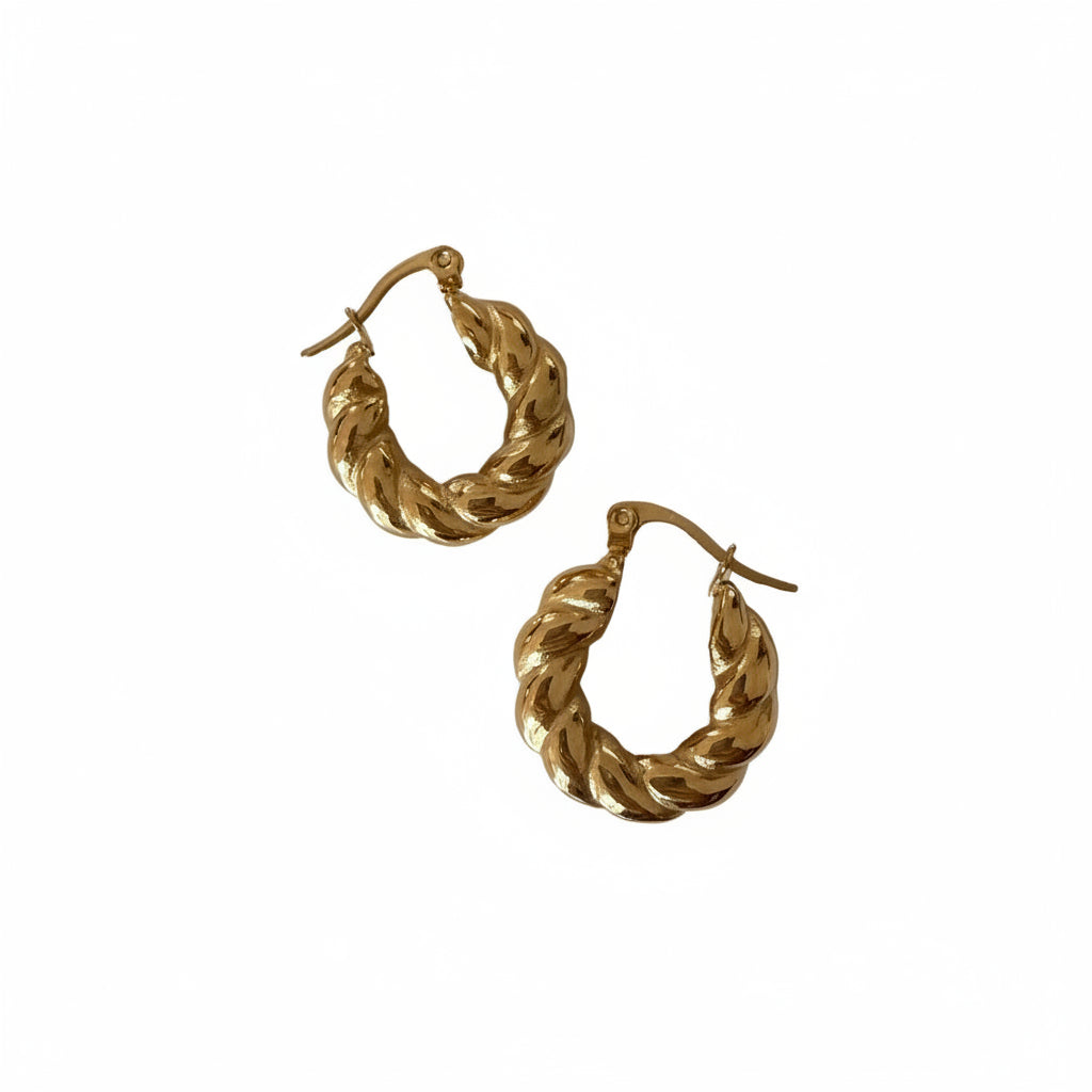 Orecchini torchon in 2 colori