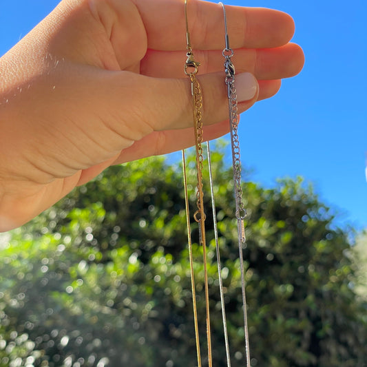 Collana filo semplice in 2 colori